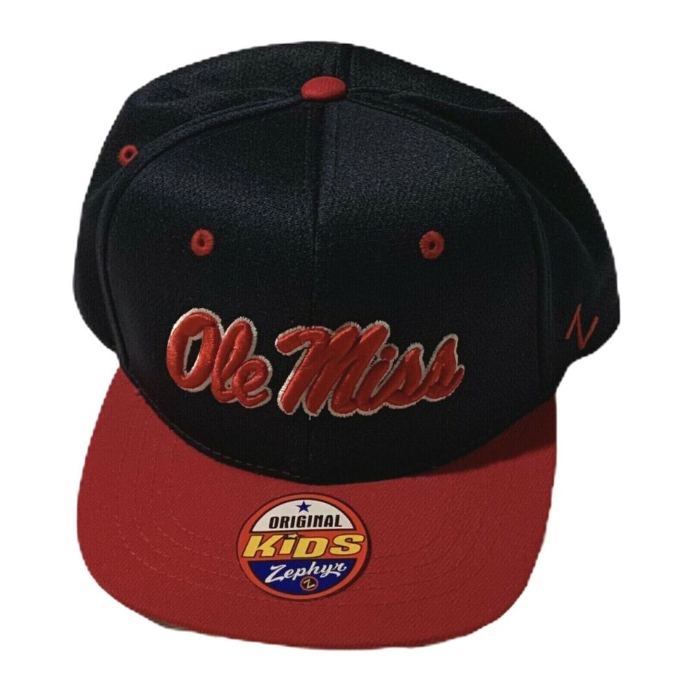 Zephyr Ole Miss RebelsUniversity Of Mississippi Kids Fan Baseball Cap Hat